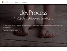 Tablet Screenshot of devprocess.com